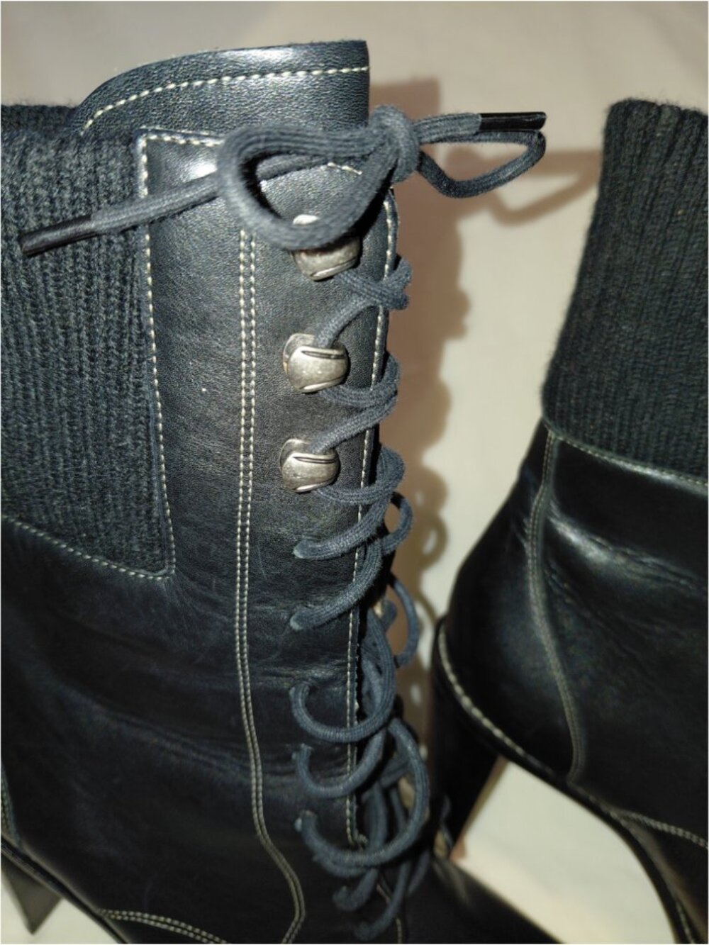 Cole Haan Nike Air Stephanie Boots 7B Black - Picture 4 of 16